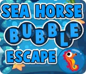 Seahorse Bubble Escape game