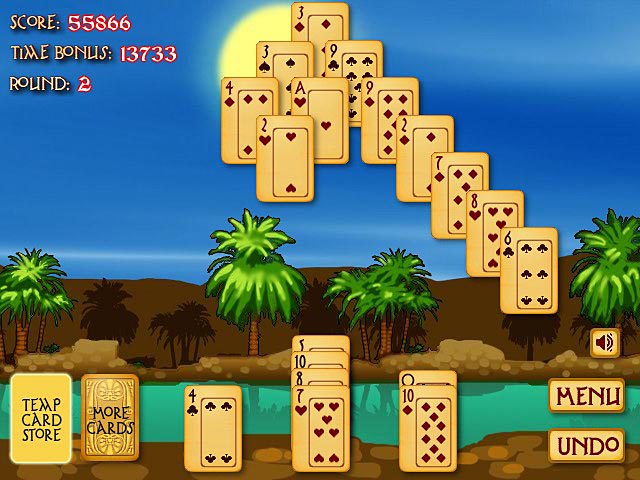 free online games pyramid solitaire ancient egypt