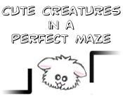 Cute Creatures in a Perfect Maze game