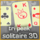 Tri Peak Solitaire 3D Game